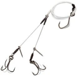 BAS DE LIGNE MR. PIKE GHOST TRACES TWIN HOOK-RELEASE-RIG