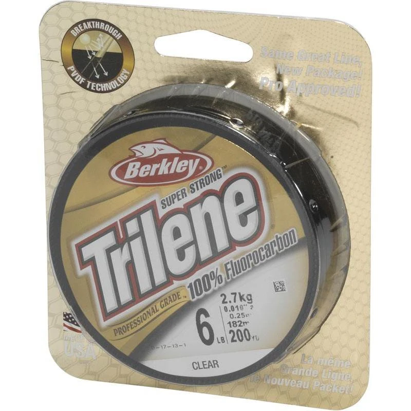 FLUOROCARBONE BERKLEY TRILENE FLUOROCARBON CLEAR - 50M 1 FLUOROCARBONE BERKLEY TRILENE FLUOROCARBON CLEAR - 50M