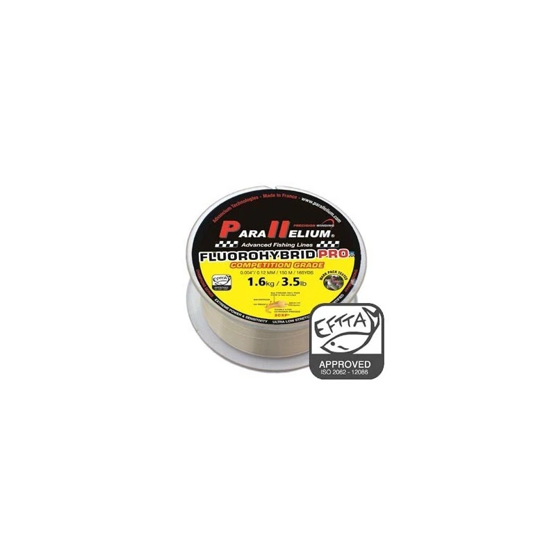 FLUOROCARBONE PARALLELIUM FLUOROHYBRID PRO 150M 1 FLUOROCARBONE PARALLELIUM FLUOROHYBRID PRO 150M