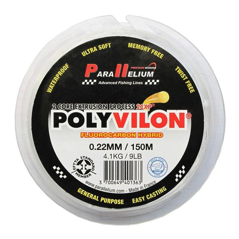 FLUOROCARBONE PARALLELIUM POLYVILON HYBRID 150 M 1 FLUOROCARBONE PARALLELIUM POLYVILON HYBRID 150 M
