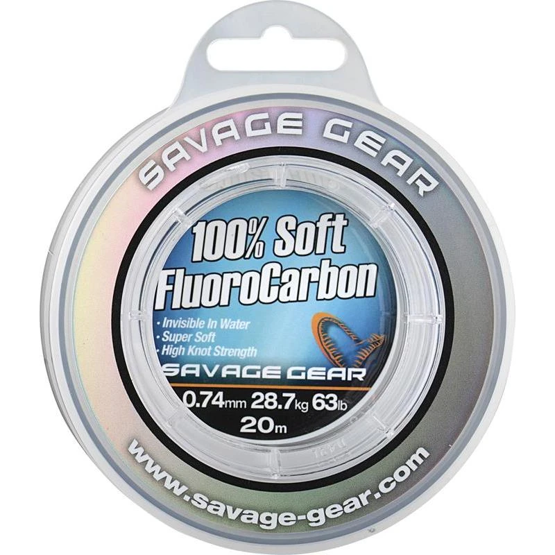 FLUOROCARBONE SAVAGE GEAR SOFT FLUORO CARBON 1 FLUOROCARBONE SAVAGE GEAR SOFT FLUORO CARBON