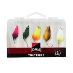 KIT CUILLER ONDULANTE DAM TROUT PACK 3