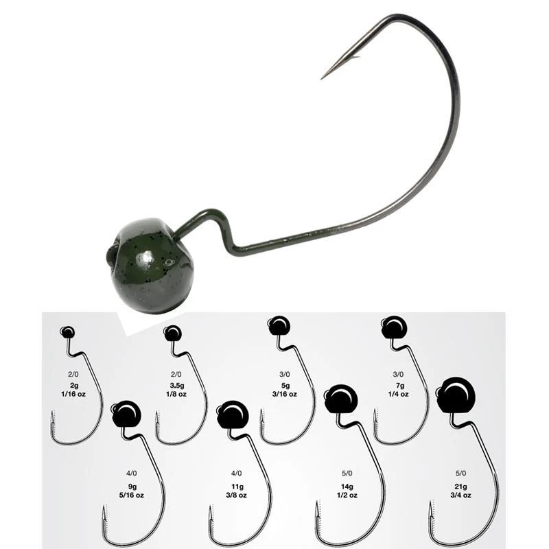 TETE PLOMBEE CARNASSIER VMC RUGBY JIG 7340RJ - BLACK NICKEL - PACK 1 TETE PLOMBEE CARNASSIER VMC RUGBY JIG 7340RJ - BLACK NICKEL - PACK