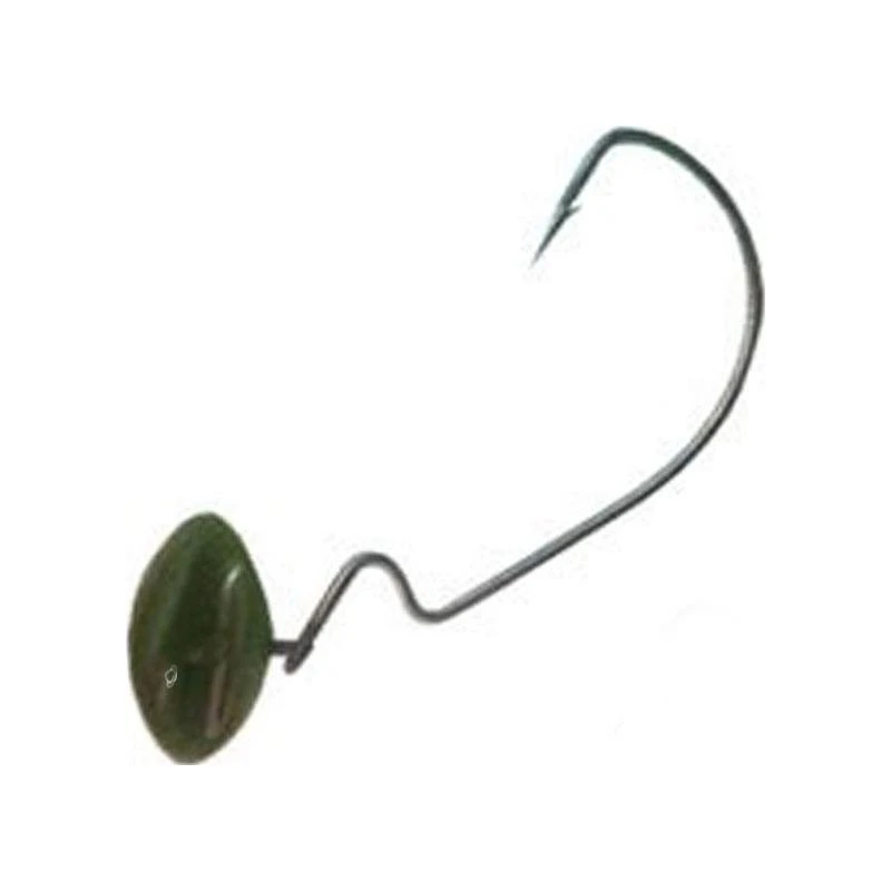 TETE PLOMBEE V&M BOTOM BUGGER GREEN PUMPKIN - PAR 2 1 TETE PLOMBEE V&M BOTOM BUGGER GREEN PUMPKIN - PAR 2