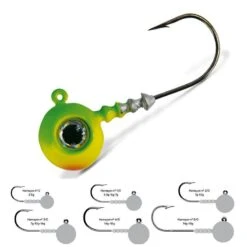 TETE PLOMBEE VMC BIG EYE - CHARTREUSE LIME GREEN - PAR 4