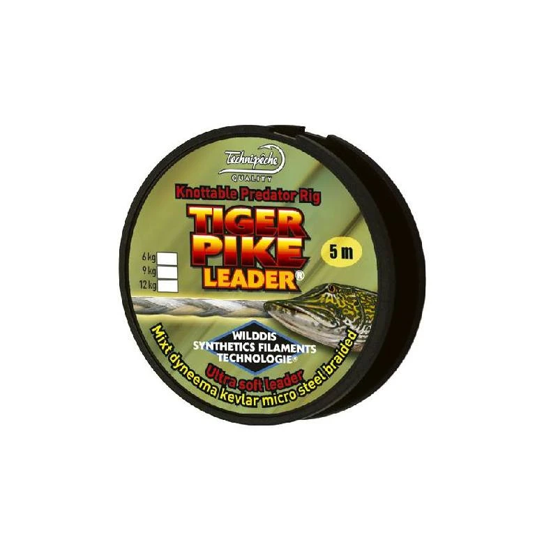 TRESSE A BAS DE LIGNE TECHNIPÊCHE TIGER PIKE 1 TRESSE A BAS DE LIGNE TECHNIPÊCHE TIGER PIKE
