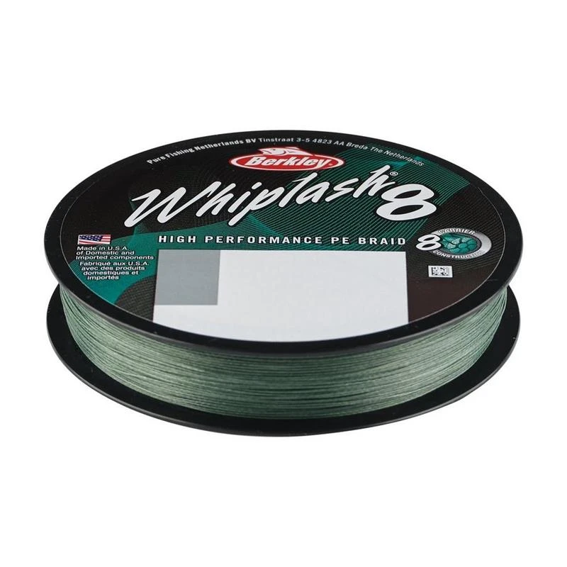 TRESSE BERKLEY WHIPLASH8 GREEN - 300M 1 TRESSE BERKLEY WHIPLASH8 GREEN - 300M