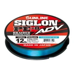 TRESSE SUNLINE SIGLON BRAID PE ADV 8X BLEU TURQUOISE - 150M