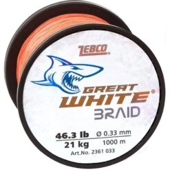 TRESSE ZEBCO GREAT WHITE - 1000M